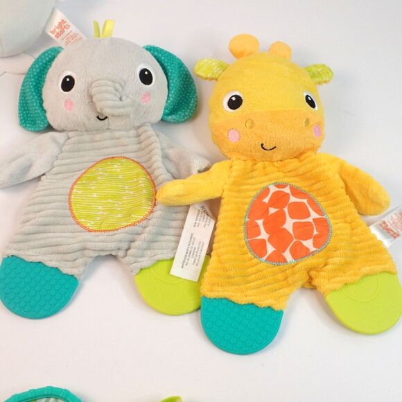 Bright Starts Toy Lot Book Loveys & Take Along Musical Carrier Activity Toy Bar - Picture 3 of 9